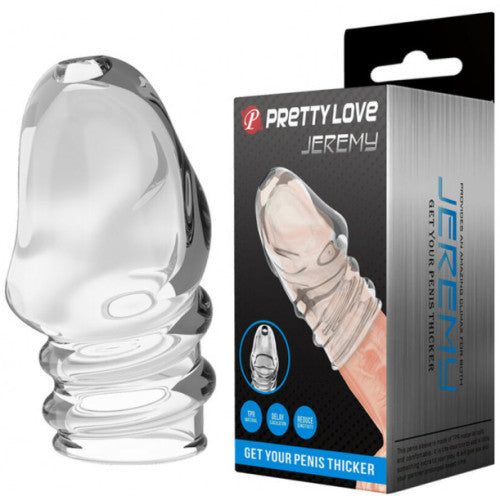 Pretty Love Jeremy Penis head sleeve CLEAR Κύρια εικόνα προϊόντος