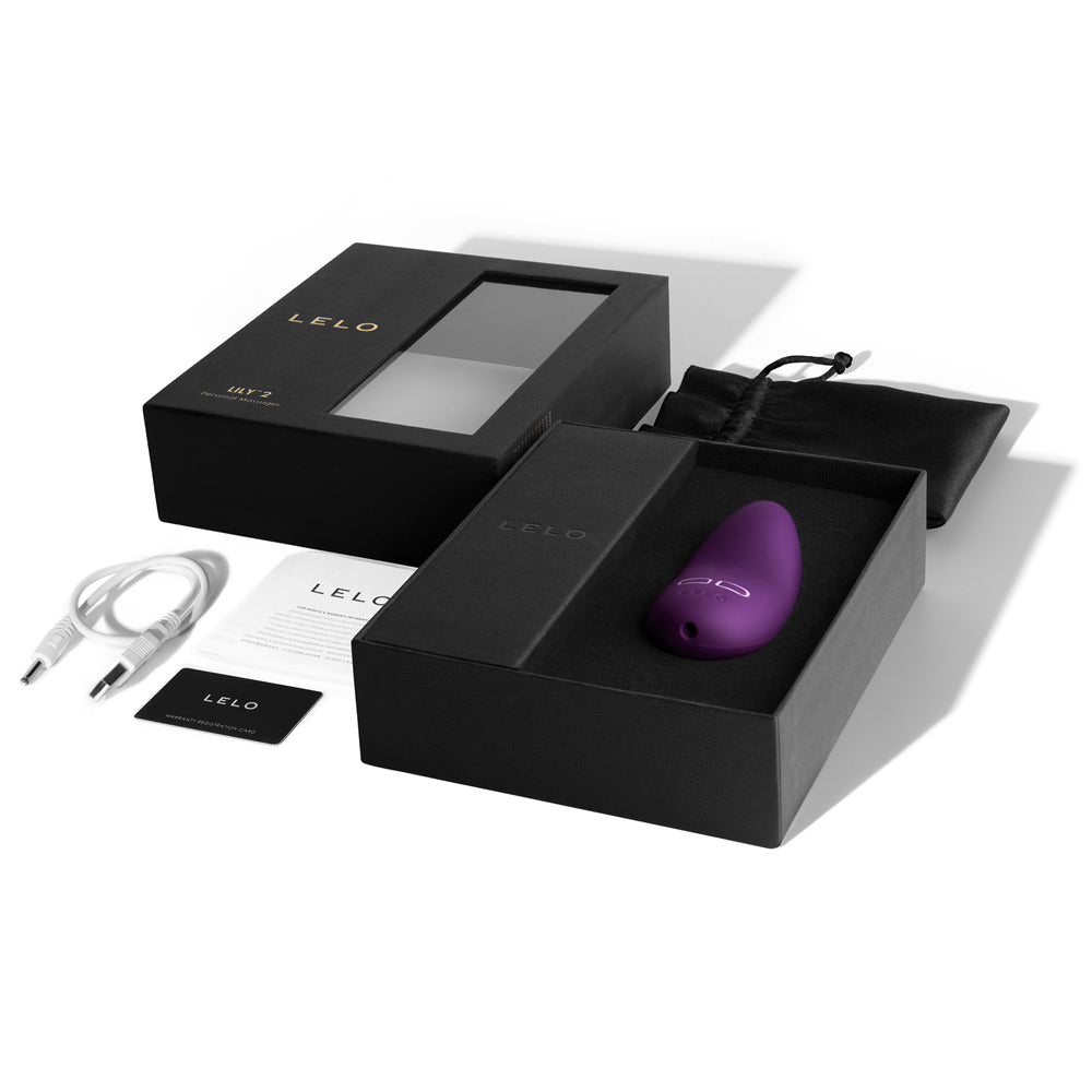 LELO Lily 2 Plum Clitoral Vibrator Bordeaux-Chocolat Δευτερεύουσα εικόνα προϊόντος