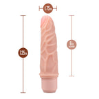 DR SKIN Dr Robert silicone vibrating dildo Beige 19 x 4.4 cm - image 3
