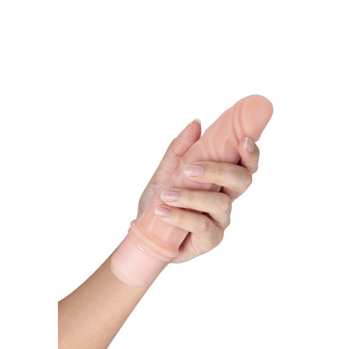 DR SKIN Dr Robert silicone vibrating dildo Beige 19 x 4.4 cm - image 4