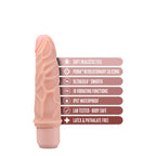 DR SKIN Dr Robert silicone vibrating dildo Beige 19 x 4.4 cm - image 8
