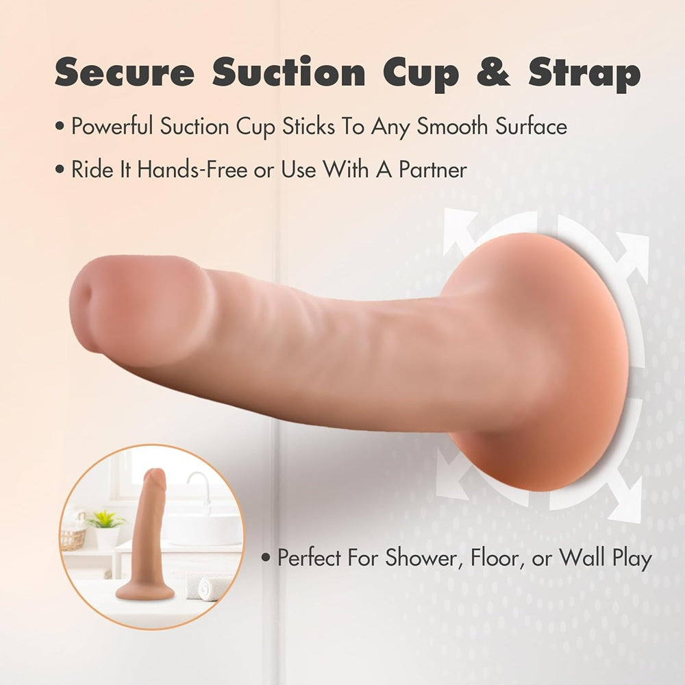 DR SKIN Plus Posable dildo Vanilla 14 x 3 cm