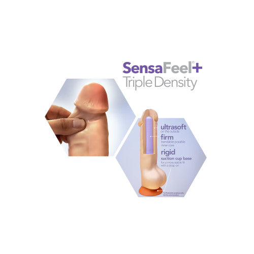 DR SKIN Plus Posable dildo Vanilla 14 x 3 cm