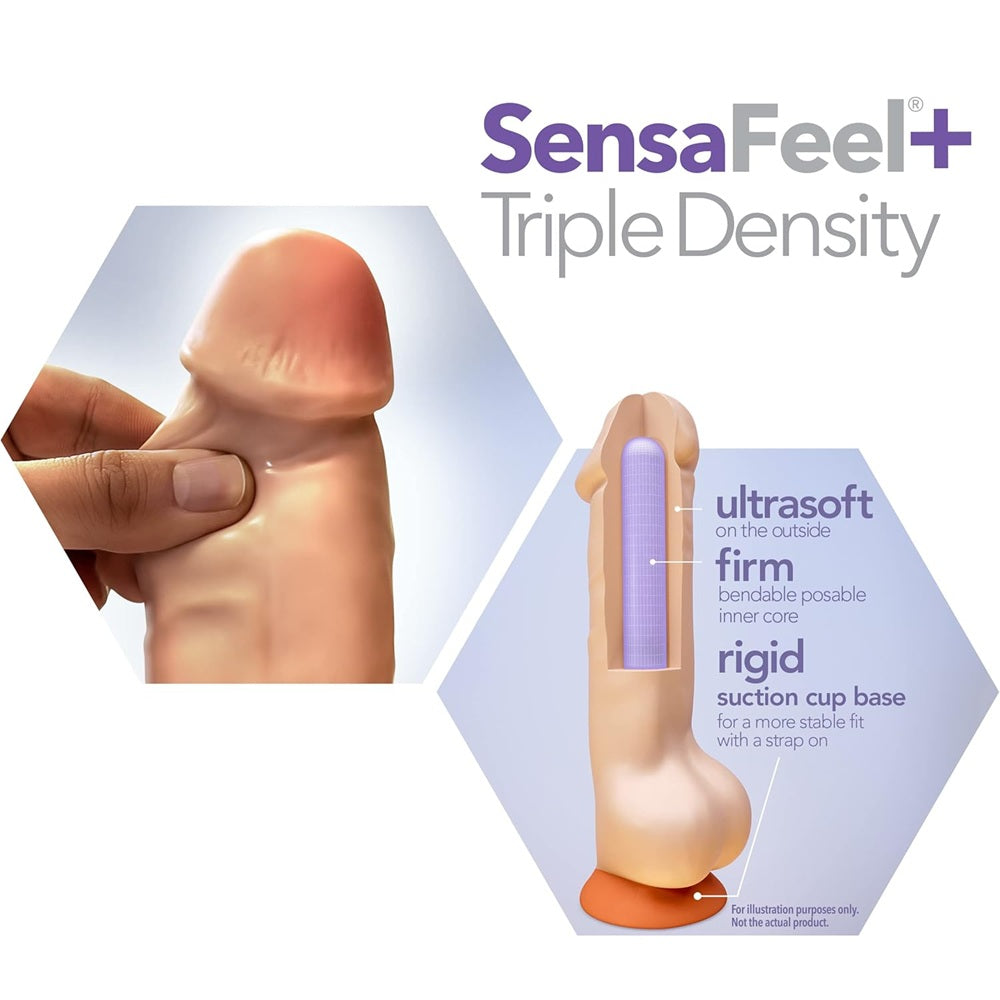 DR SKIN Plus Posable dildo Vanilla 19 x 3.8 cm