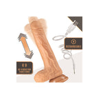 DR SKIN Dr Grey Thrusting remote dildo Vanilla 19.6 x 3.8 cm - image 7