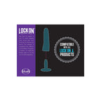 LOCK ON Dynamite dildo with suction cup adapter Mocha 17.7 x 5 cm