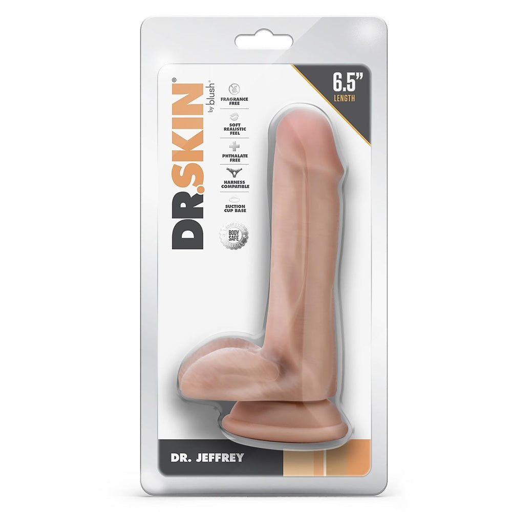 DR SKIN Dr Jeffrey dildo with balls Beige 16.5 x 3.2 cm - image 7