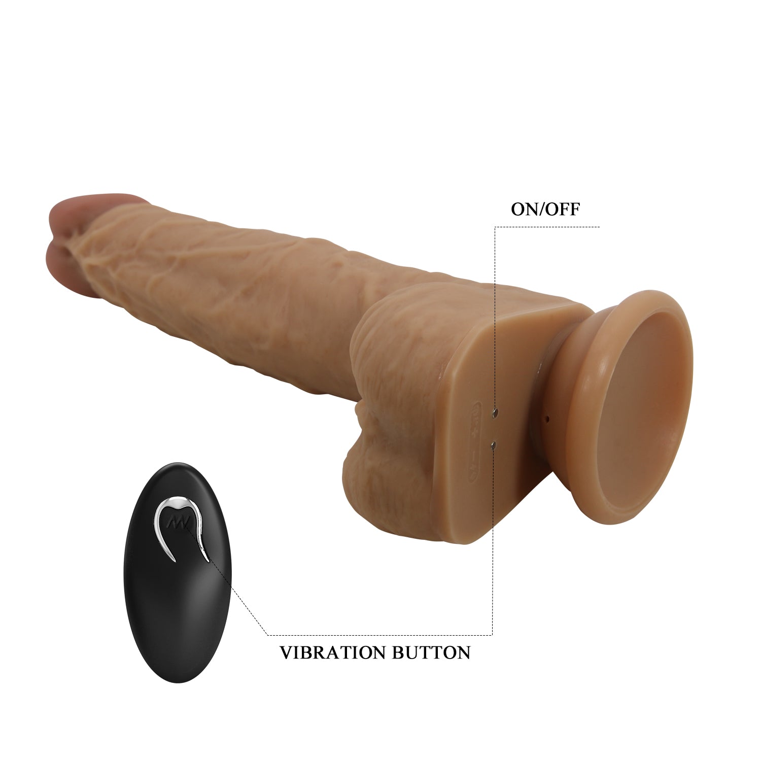 PRETTY LOVE JONATHAN thrusting and vibrating dildo