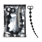 TOYBOY Anal Beads with Finger Rings 34 cm BLACK