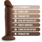DR SKIN Plus Posable dildo Chocolate 16.5 x 3.8 cm