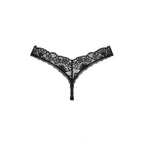 PLUS SIZE Obsessive Donna Dream lacy thong Black