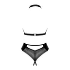 PLUS SIZE Obsessive Norides crotchless teddy Black - image 4