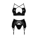 PLUS SIZE Obsessive Norides 3 pcs set Black