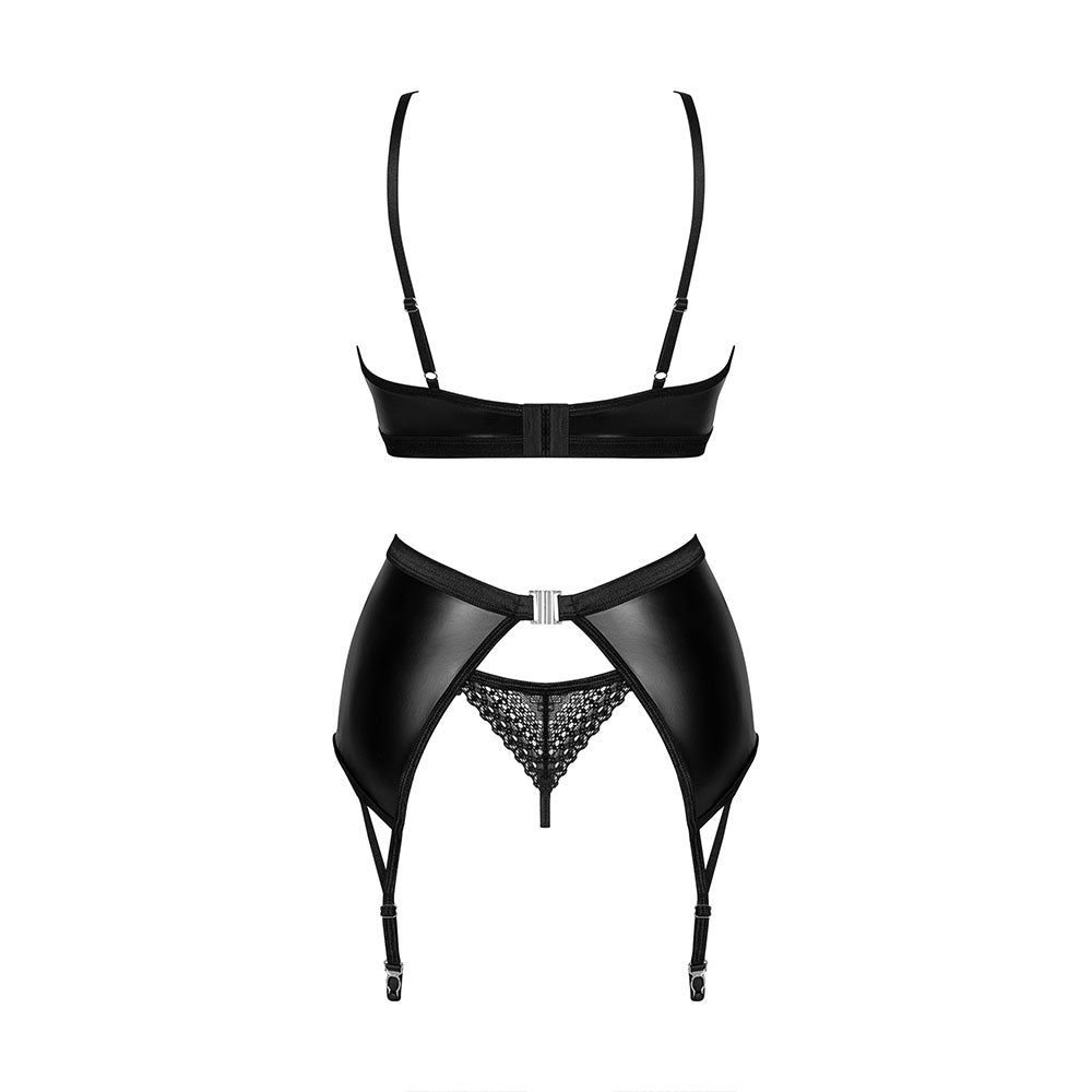 PLUS SIZE Obsessive Norides 3 pcs set Black