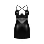 PLUS SIZE Obsessive Norides chemise and thong Black - image 2