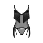PLUS SIZE Obsessive Sherila corset and thong Black - image 2