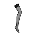 Obsessive S824 sensual stockings O/S Black