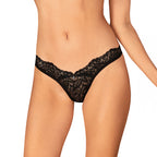 PLUS SIZE Obsessive Bellastia lacy thong Black - image 5