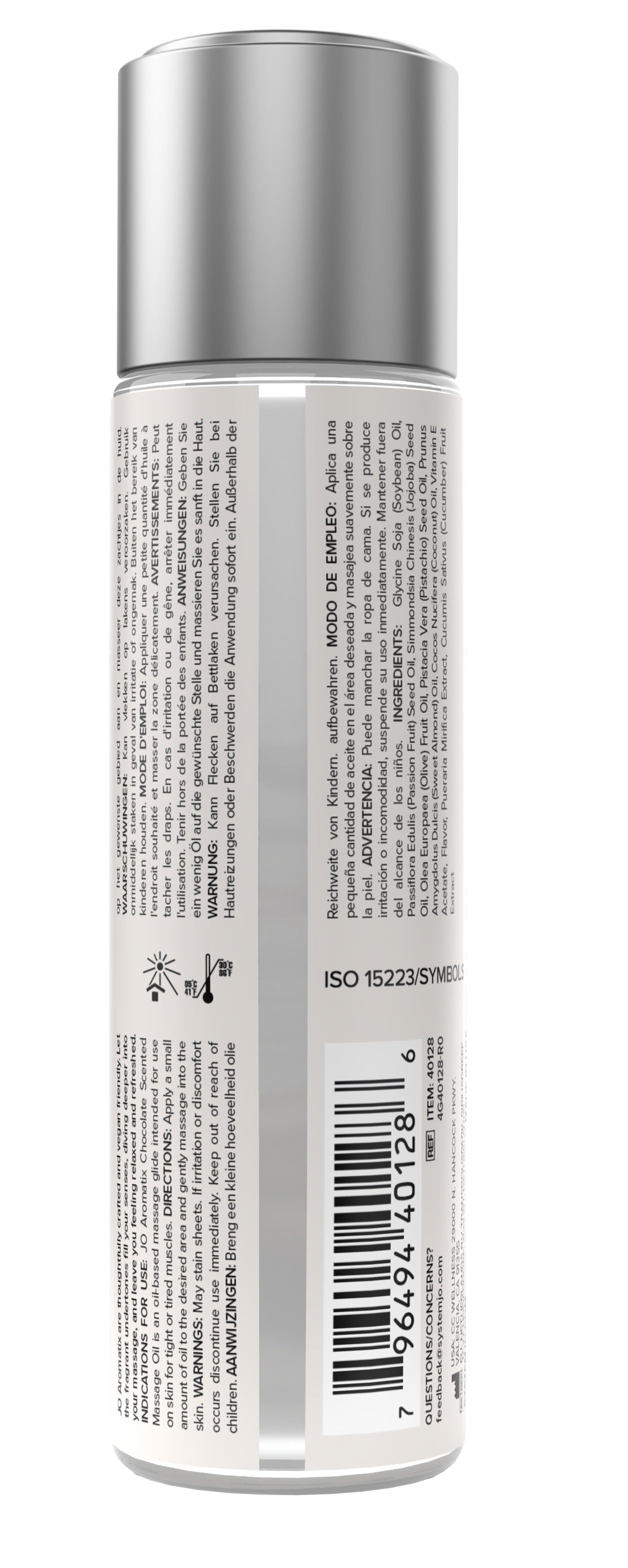 System Jo Aromatix scented massage oil chocolate 120 ml - image 3