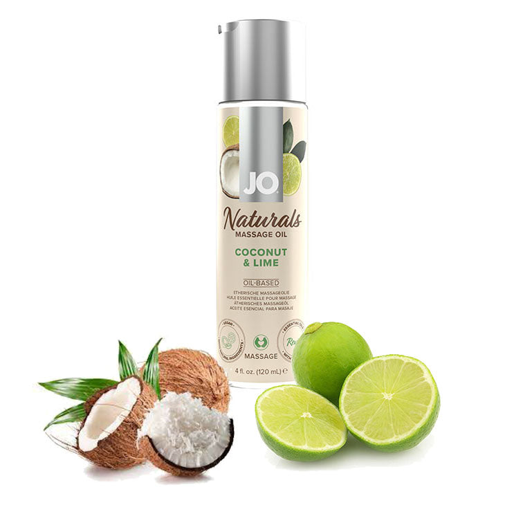 System Jo Naturals Massage Oil Coconut and Lime 120 ml