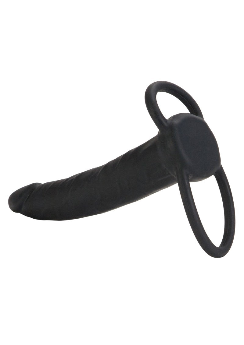 Calexotics Silicone Double Rider 14 x 3.25 cm Black