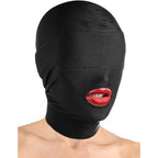 Black padded hood with mouth opening LARGE SIZE - image 2