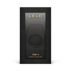 Lelo Tor 3 vibrating couples cock ring Base Black