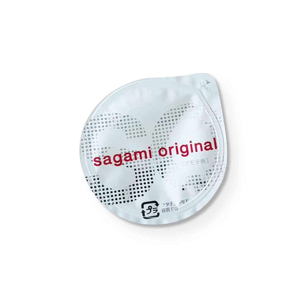 SAGAMI ULTRA THIN LATEX-FREE POLYURETHANE CONDOMS 0.02 MM (2PC) Δευτερεύουσα εικόνα προϊόντος