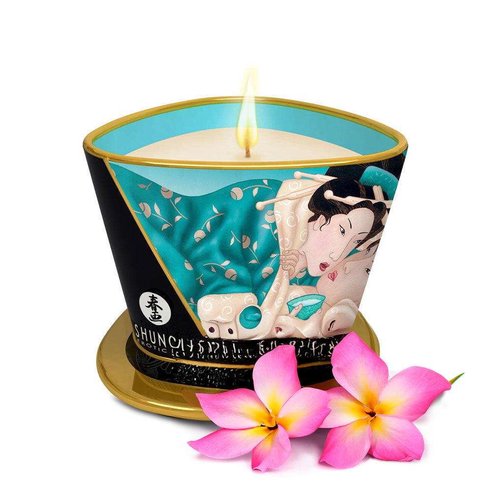 Shunga Massage Candle Island Blossoms 170ml