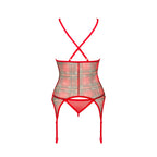Plus Size Obsessive Jollymore Festive Corset - image 4