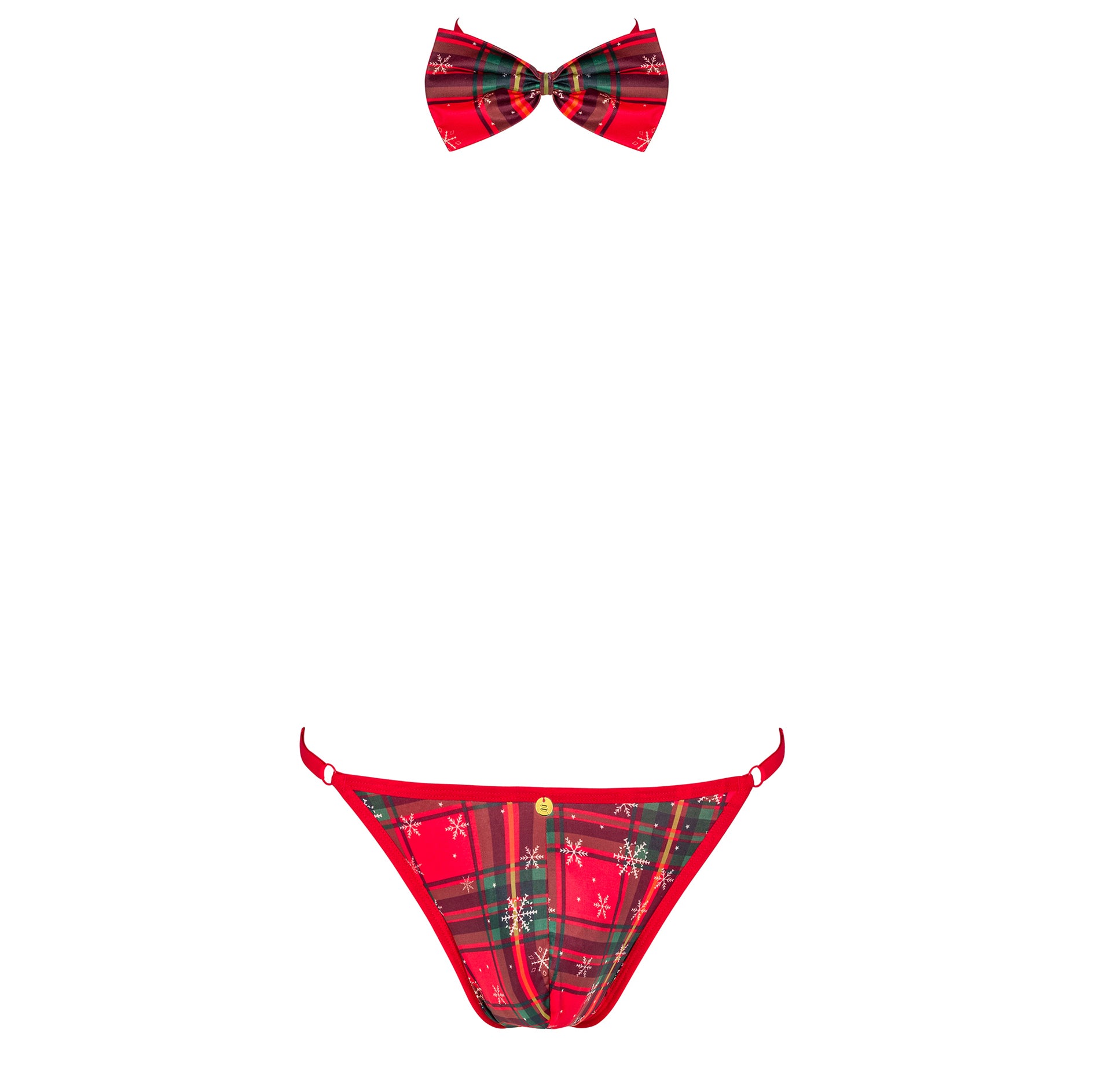 Mr Merrilo Festive Thong with Bow Tie O/S Κύρια εικόνα προϊόντος