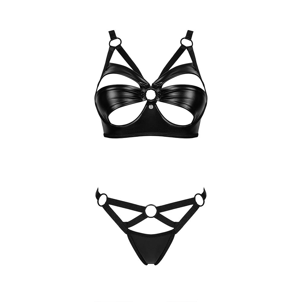Plus Size Obsessive Armares Bra with Thong