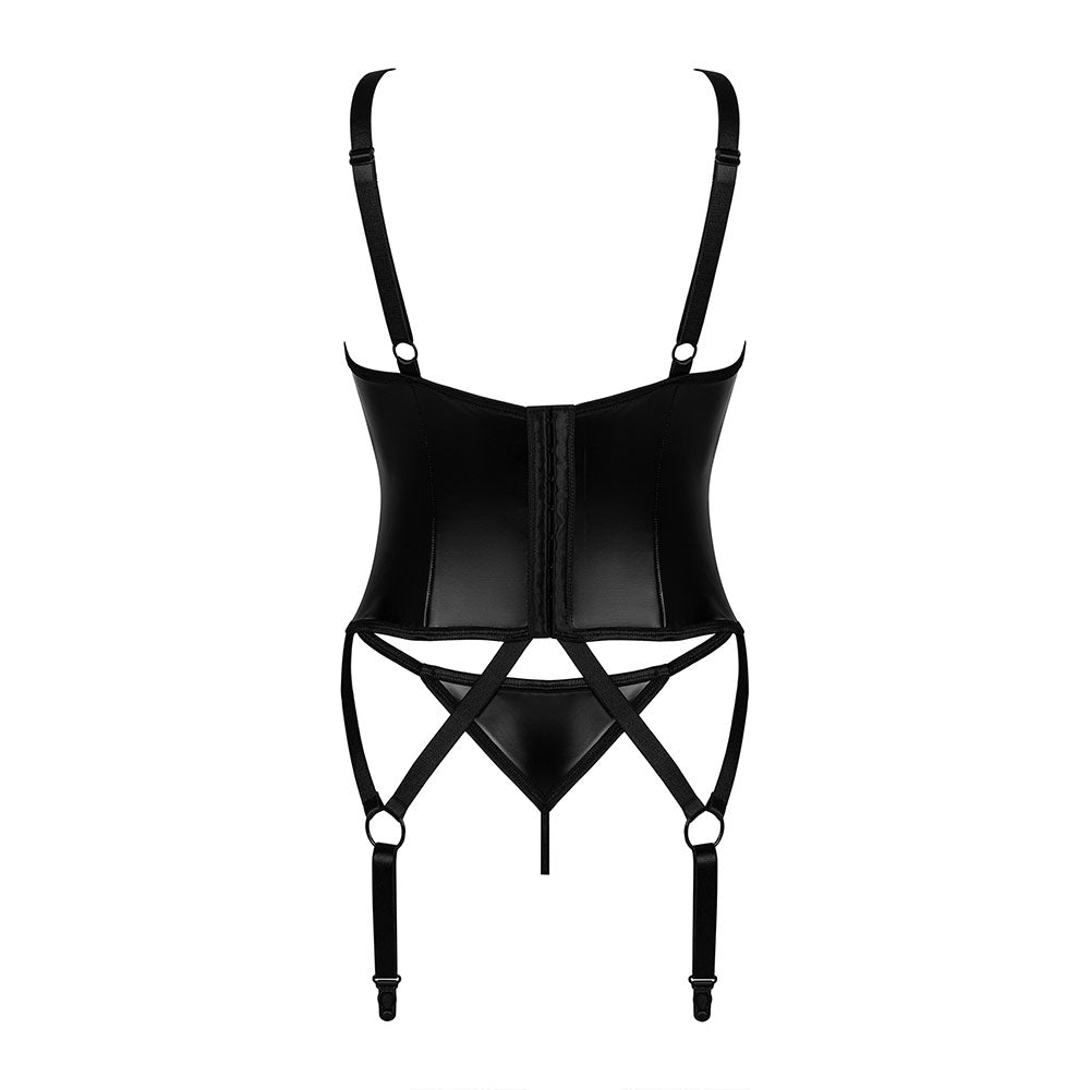 Plus Size Obsessive Armares Corset with Thong - image 4