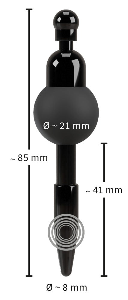 Vibrating Penis Plug 8.5 x 0.8 cm - image 4