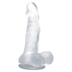 Baile Porn star jelly clear Cock and Balls penis Dildo 17 cm - image 4