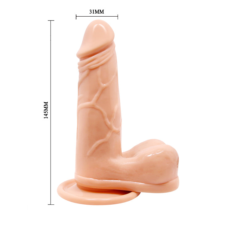 Barbara Genie remote controlled dildo vibrator with rotation 14 cm Δευτερεύουσα εικόνα προϊόντος