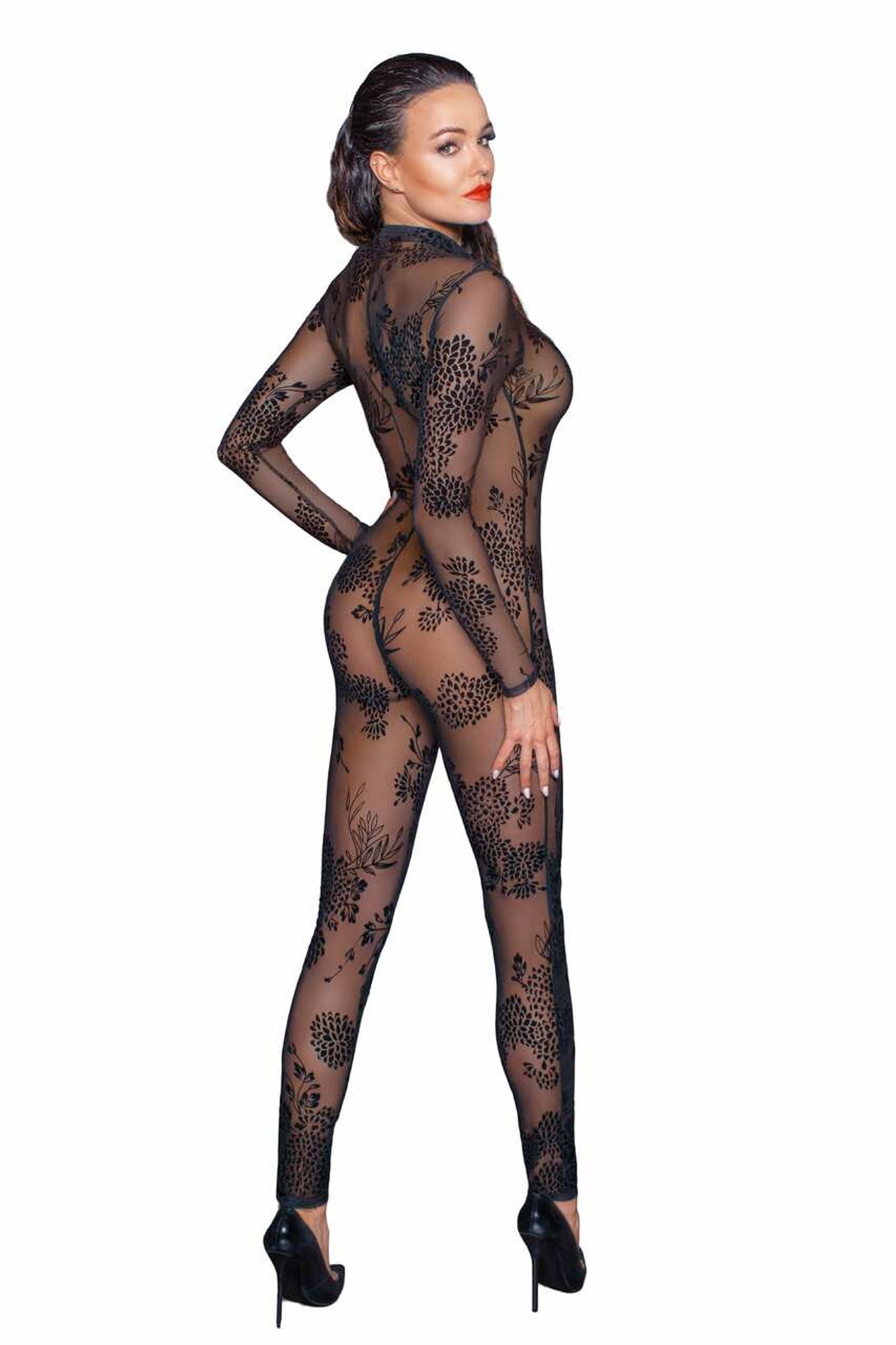 NOIR Handmade Long tulle overall with 3 way zipper - image 3