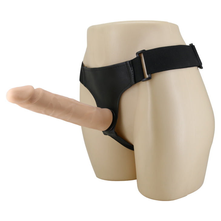 BAILE Strap-on with bendable inner spine natural Dildo 21 cm