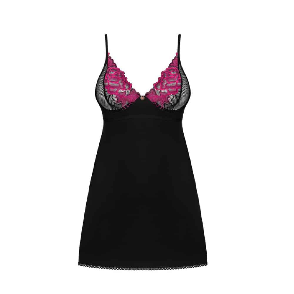 Obsessive Rosenty Chemise and Thong