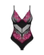 Obsessive Rosenty Teddy with rose embroidery