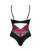 Obsessive Rosenty Teddy with rose embroidery