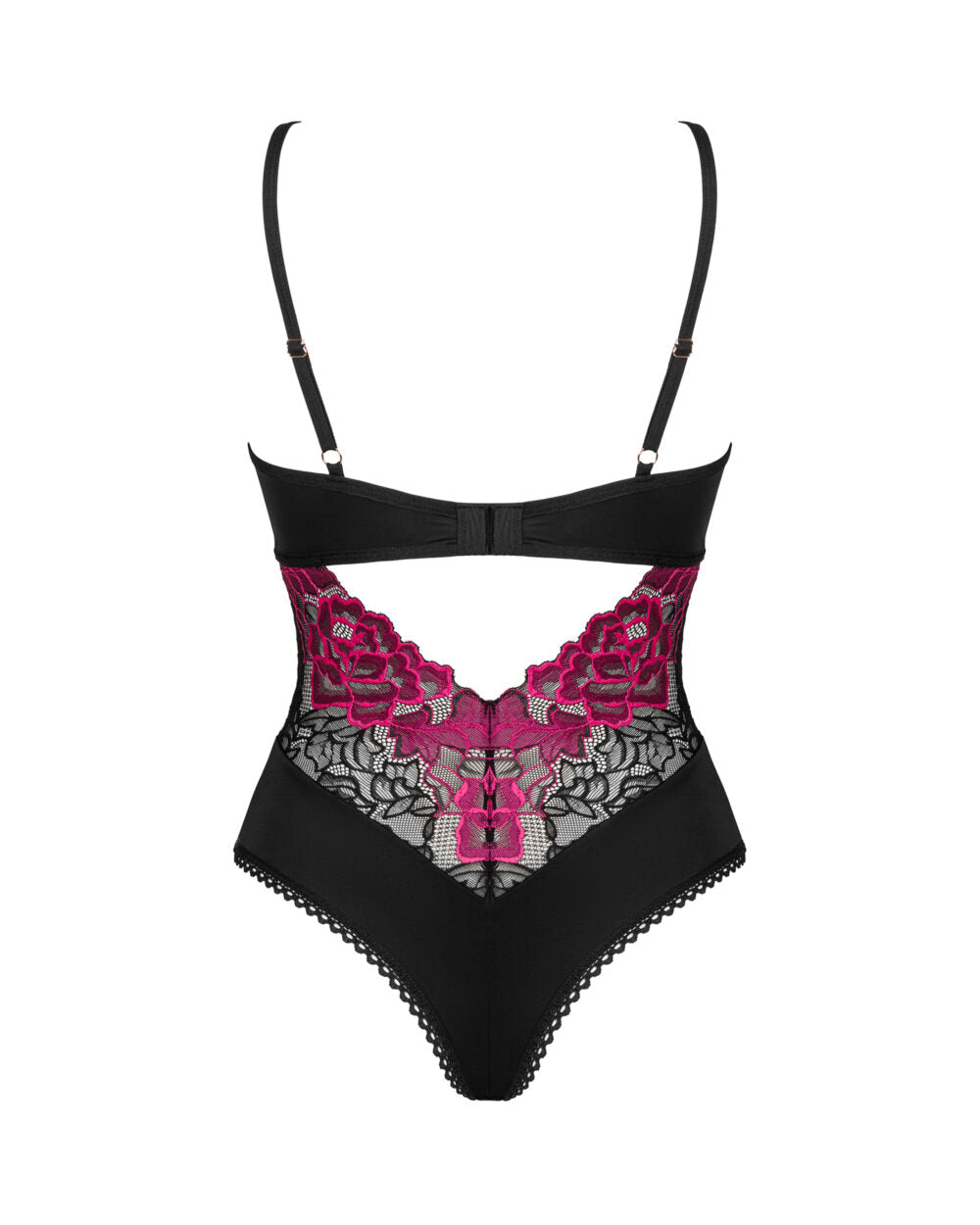 Obsessive Rosenty Teddy with rose embroidery