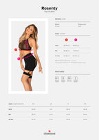 Obsessive Rosenty Top and Skirt