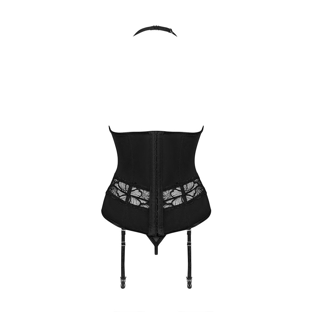 Plus Size Obsessive Serafia See-through Babydoll and Thong - image 3