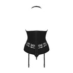 Plus Size Obsessive Serafia See-through Babydoll and Thong