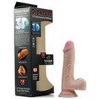 TOYBOY ΔΙΟΝΥΣΟΣ ντιλντο με βεντούζα κ όρχεις TPE dual Layer 21 cm
