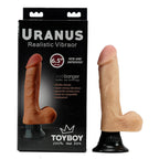 TOYBOY URANUS Realistic Phallic dildo vibrator with suction 22 cm
