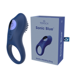 TOYBOX SONIC BLUE vibrating penis ring