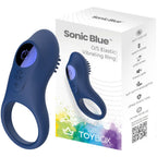 TOYBOX SONIC BLUE vibrating penis ring