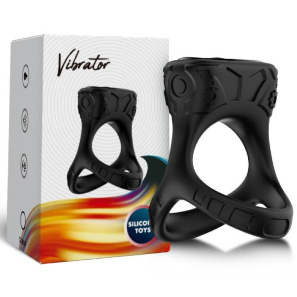 TOYBOY RINGO vibrating cock and balls splitting ring
